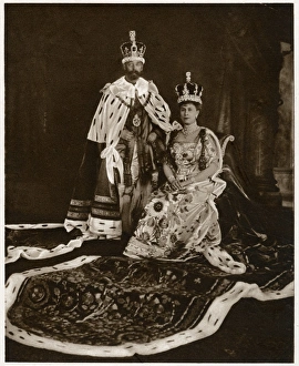 Coronations Gallery: Coronation of King George V and Queen Mary 1911