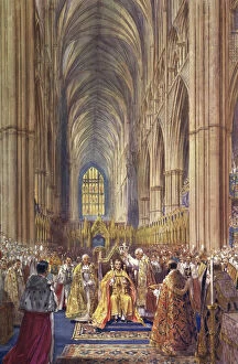 The coronation of King George VI