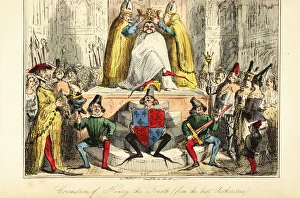 Abbott Gallery: The coronation of King Henry IV of England with a