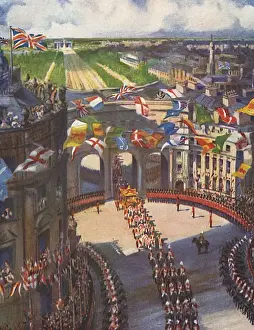 Coronation Procession of George V through Admiralty Arch