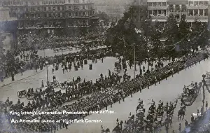 Coronation Procession King George V - Hyde Park Corner