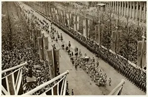 Mall Prints: Coronation procession, King George VI of England 1937