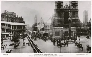 Coronation Procession, Westminster Abbey, London