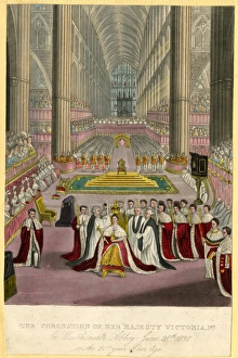 Images Dated 21st August 2017: Coronation of Queen Victoria