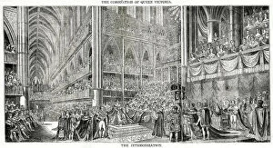 1838 Collection: Coronation of Queen Victoria, Westminster Abbey