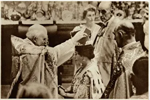 Bishop Collection: Coronation, receiving the Crown of glory 1937