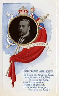 Anthem Gallery: Coronation Souvenir Postcard - King George V