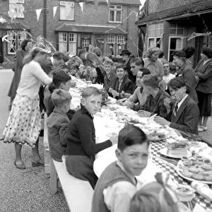 Celebrating Prints: Coronation street party, Walton-on-the-Naze, Essex