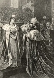 The coronation of Tsar Nicholas II