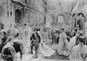 The coronation of Tsar Nicholas II