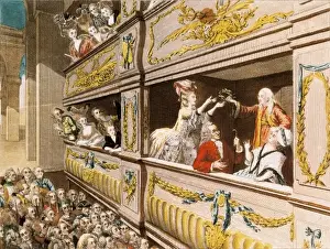 Voltaire Prints: Coronation of Voltaire at the Theatre Francais in 1778