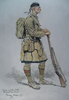 Scott Prints: A Corporal of the 1st / 9th Battalion Highland Light Infantry