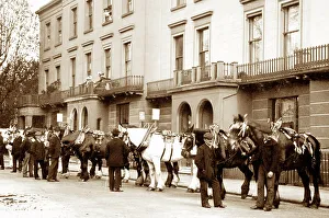 Leamington Prints: Corporation Carthorse Parade, Leamington Spa, early 1900s