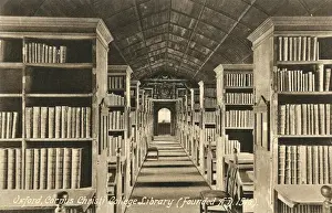 Bookcases Prints: Corpus Christi College Library, Oxford