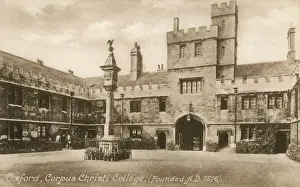 Corpus Christi College quad, Oxford