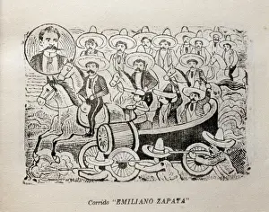 Pursue Prints: Corrido Emiliano Zapata, Mexican Revolution