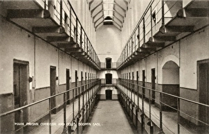 Prison Collection: Corridor and cell doors, Bodmin Gaol, Cornwall
