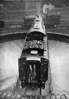 Passage Prints: The corridor tender of the Flying Scotsman