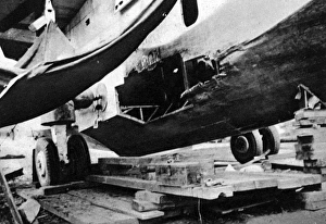 Forced Collection: Corsair flying boat damage