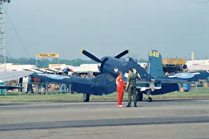 Weald Prints: Corsair at North Weald