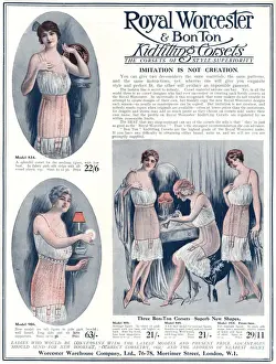 Corsets Prints: Corset Advert 1922