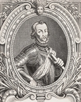CORTɓ, Hernᮠ(1485-1547). Spanish conqueror of