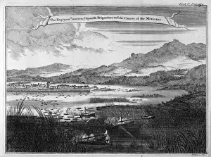Rout Prints: Cortes on Mexican Lake