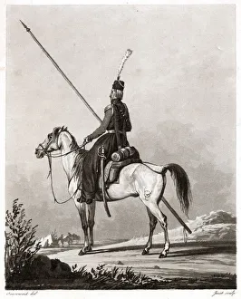 Images Dated 19th March 2021: A Cosaque regulier Date: circa 1812