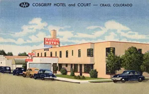 Lounge Prints: Cosgriff Hotel and Court, Craig