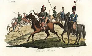 Cossack, Bashkir and Kalmyk cavalry