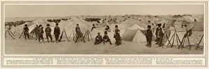Cossacks Prints: Cossacks camp of Siberian infantry: The Grand Duke Nicholas