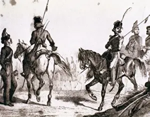 Militaries Prints: Cossacks. Engraving