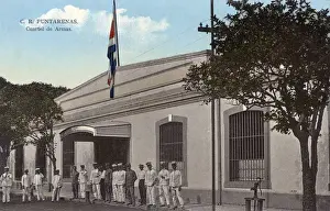 Costa Prints: Costa Rica - Putarenas - The Army Barracks