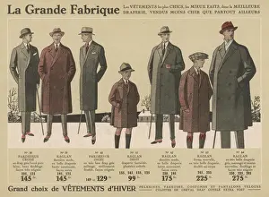 Sacs Prints: Costs / Men & Boys 1926