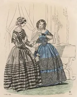 Flounce Prints: COSTUME 1844