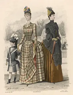 Tuileries Prints: Costume / 1887 Tuileries