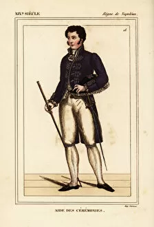 Aide Gallery: Costume of an Aide des Ceremonies, Napoleonic era