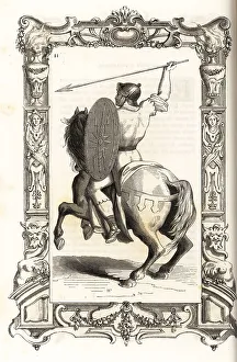 Dart Prints: Costume of an ancient Roman light cavalryman