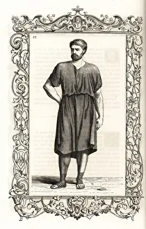Commoner Prints: Costume of an ancient Roman plebeian man