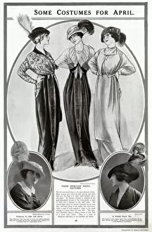 Ruffles Collection: Costume for April 1913