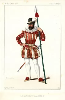 Michel Gallery: Costume of a Cent-Suisse in Henri IV, 1846