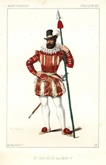 Costume of a Cent-Suisse in Henri IV, 1846