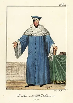 Costume of a Chancellor of France, 1580
