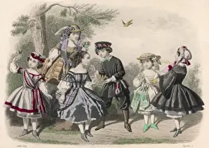 Pantalettes Prints: Costume / Children 1859