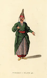Regency Era Prints: Costume of the confectioner to the Sultan's Palace