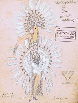 Images Dated 9th February 2011: Costume design for the Dolly Sisters