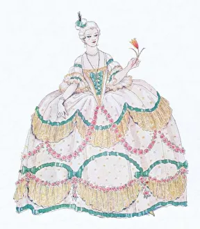 Costume design by Georges Barbier for the Valentino film Mon Costume design by Georges Barbier for the Valentino film Mon