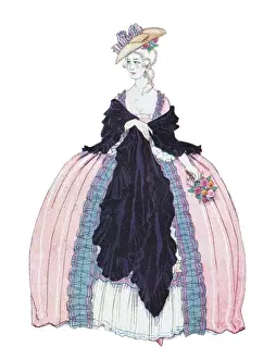 Costume design by Georges Barbier for the Valentino film Mon