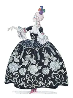 Costume design by Georges Barbier for the Valentino film Mon