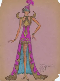 Costume design by Gertrude A. Johnson, New York, 1920s